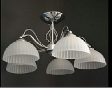 Люстра потолочная пятирожковая Мелодия Света E27 220В Хром картинка 